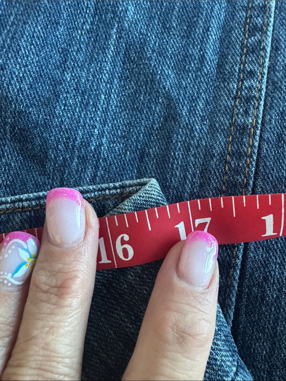 Younique Embroidered Flare Jeans - Picture 6 of 7